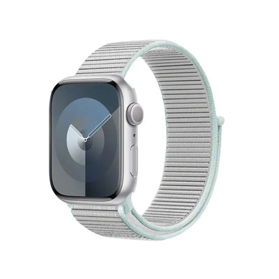 Crong Nylon – Sportinis dirželis Apple Watch 38/40/41/42 mm (pastelinė pilka)