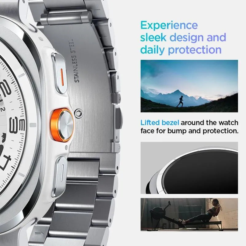 „Spigen Modern Fit Band“ – apyrankė, skirta „Samsung Galaxy Watch Ultra“ 47 mm (sidabrinė)