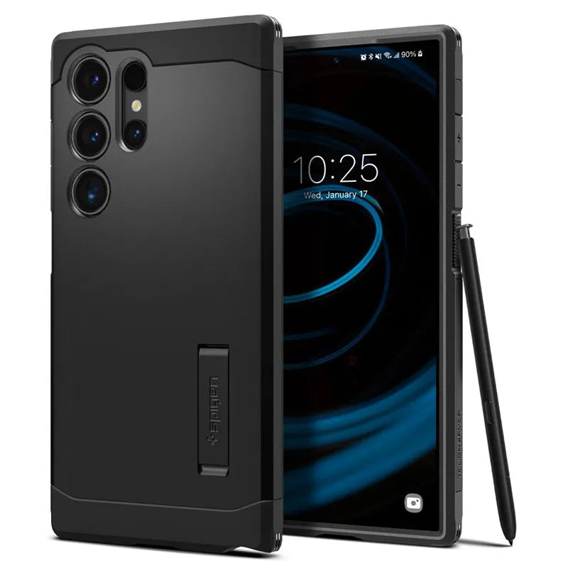 Spigen Tough Armor – dėklas Samsung Galaxy S24 Ultra (juodas)