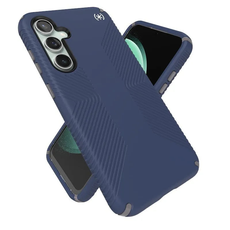 Speck Presidio2 Grip – Samsung Galaxy S23 FE dėklas (mėlyna/juoda/balta)
