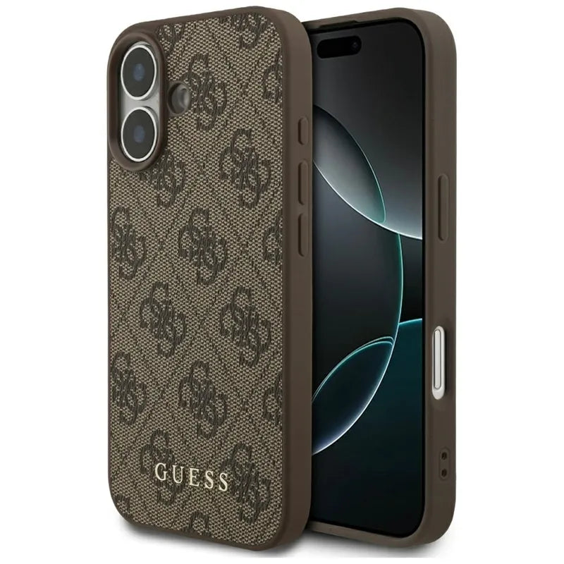 Guess 4G Classic – Dėklas iPhone 17 (rudos spalvos)