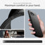 Spigen Liquid Air – dėklas Google Pixel 9a (matinė juoda)