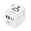 Crong One World kelioninis adapteris – universalus GaN kelioninis adapteris 45W UK/EU/US/AU (baltas)