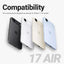 Crong Clear MAG Cover – MagSafe dėklas, skirtas iPhone Air (skaidrus)