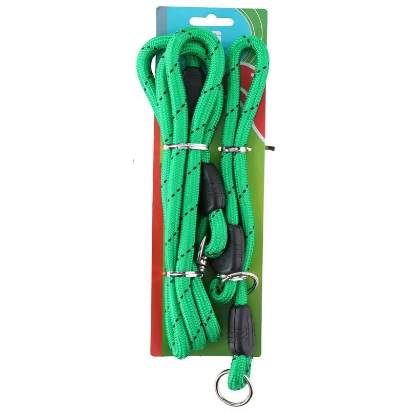 150 cm pavadėlis + 45 cm antkaklis (žalias)