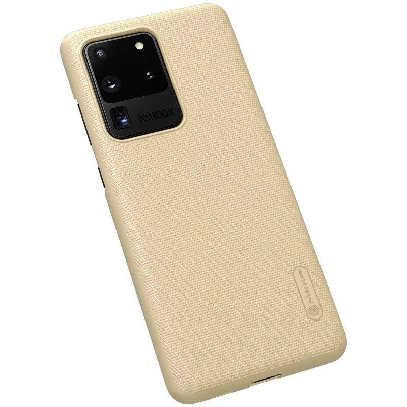Nillkin Super Frosted Shield - dėklas Samsung Galaxy S20 Ultra (auksinis)