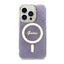 Guess 4G MagSafe – dėklas iPhone 14 Pro telefonui (violetinis)