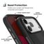 Speck Presidio2 Grip MagSafe – iPhone 17 Pro Max dėklas (juodas / pilkas / baltas)