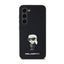 Karl Lagerfeld Silicone Ikonik Metal Pin – dėklas Samsung Galaxy S24 (juodas)