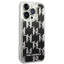 Karl Lagerfeld Monogram Liquid Glitter – Dėklas iPhone 14 Pro (juodas)