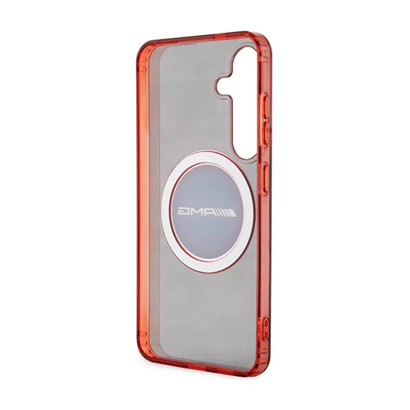 AMG Transparent Bicolor MagSafe – dėklas, skirtas Samsung Galaxy S24 (juodas)