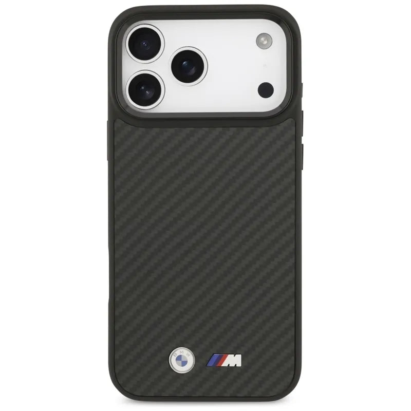 BMW M Kevlar Matt MagSafe – dėklas iPhone 17 Pro Max (juodas)