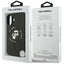 Karl Lagerfeld Silicone Karl & Choupette Ring MagSafe – dėklas iPhone 17 (juodas)