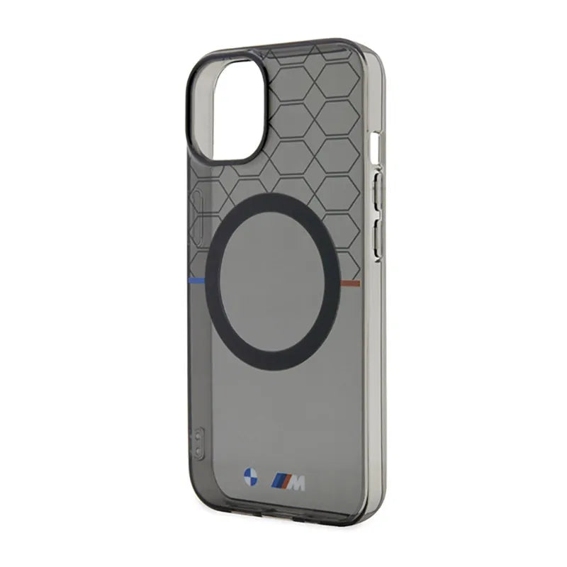 BMW Pattern MagSafe dėklas iPhone 14 telefonui (pilkas)