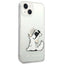 Karl Lagerfeld odinis perforuotas logotipinis dėklas Apple iPhone 14 Plus