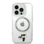 Karl Lagerfeld IML NFT Karl & Choupette MagSafe – dėklas iPhone 14 Pro (skaidrus)