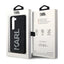 Karl Lagerfeld 3D Rubber Glitter Logo – dėklas Samsung Galaxy S23+ (juodas)