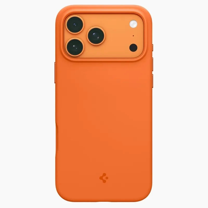 Spigen Silicone Fit Mag MagSafe – dėklas iPhone 17 Pro (Cosmic Orange)