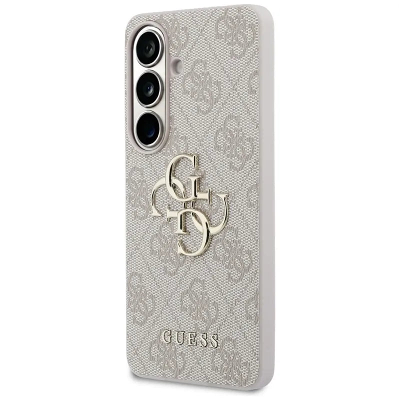 Guess 4G Big Metal Logo – Samsung Galaxy S26 dėklas (rožinis)