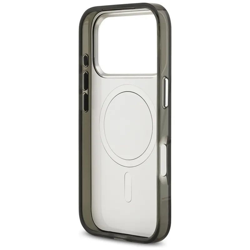 Karl Lagerfeld IML Aquarelle Karl & Logo MagSafe – Dėklas iPhone 17 Pro (juodas)