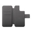 PURO Folio MagSafe dėklas - 2in1 dėklas, skirtas iPhone 15 Plus / 14 Plus / 12 Pro Max (juodas)