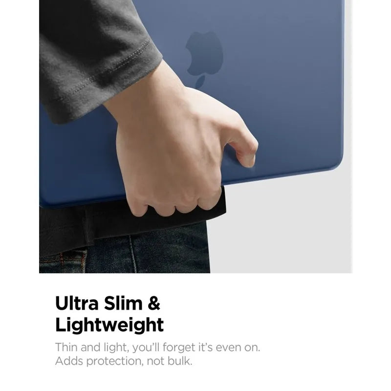 „Spigen AirSkin“ – „MacBook Neo“ dėklas (Frost Indigo)