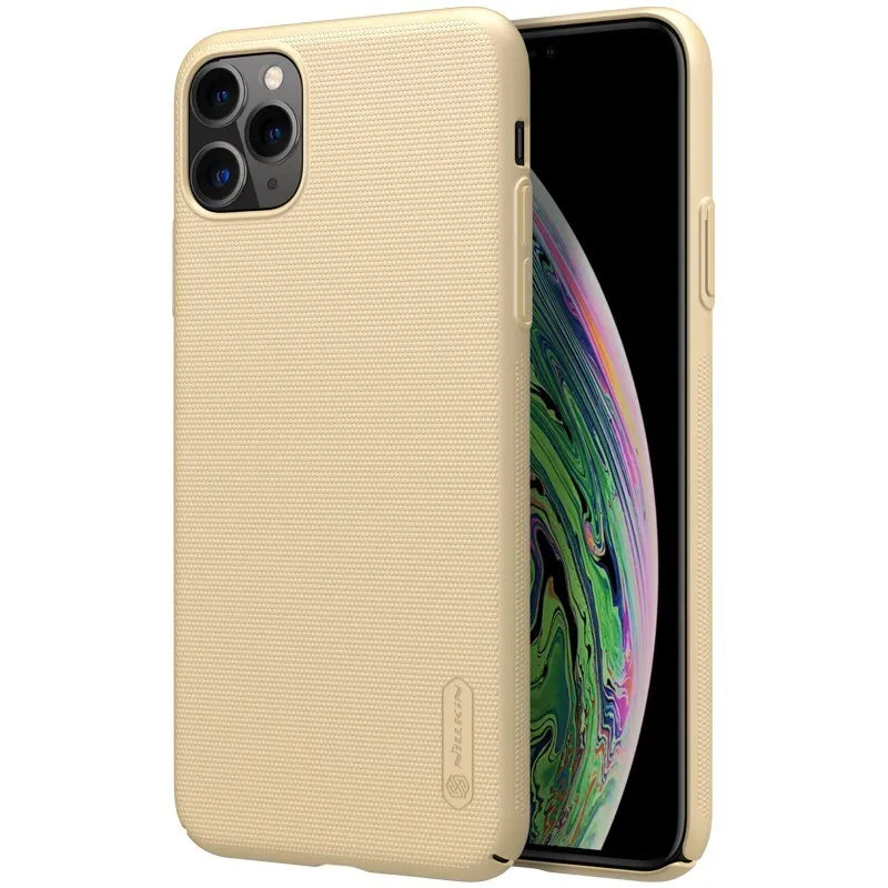 Nillkin Super Frosted Shield – dėklas Apple iPhone 11 Pro Max (auksinis)