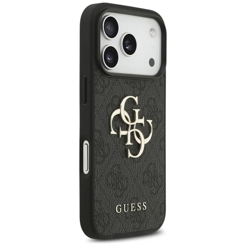 Guess 4G Big Logo – dėklas iPhone 17 Pro (juodas)