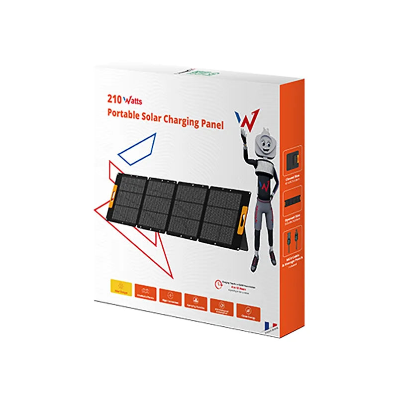 Wonder Ws210 – 210W saulės skydelis su MC4 išvestimi (juodas)