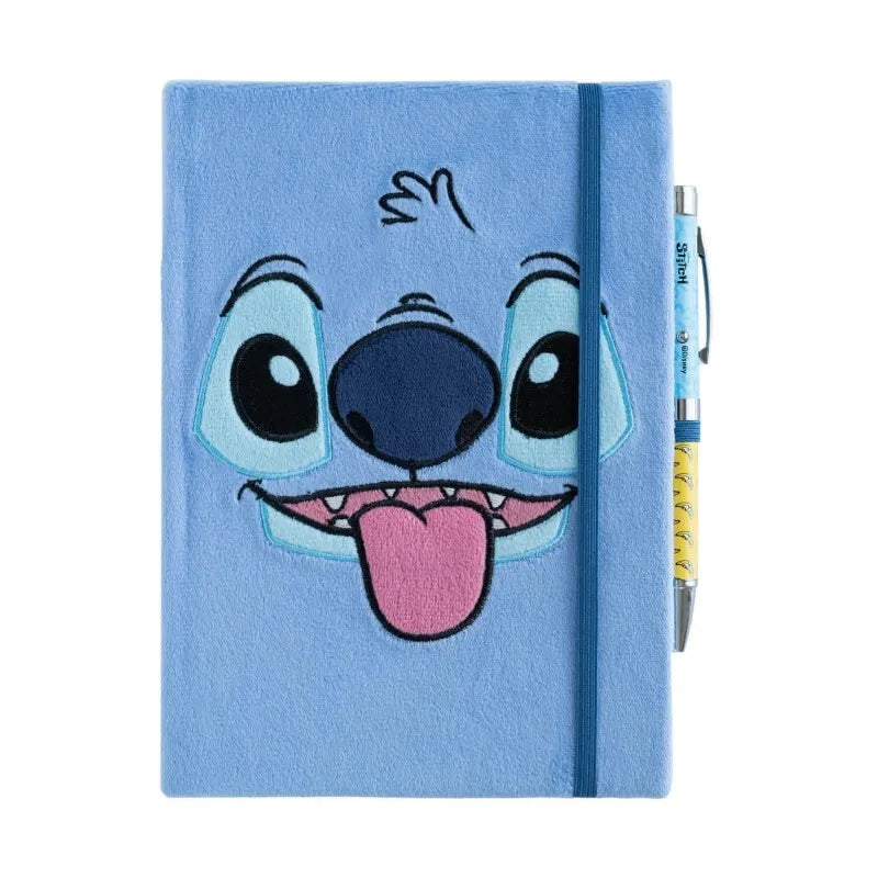 Disney Stitch – Pliušinė A5 užrašų knygelė ir rašiklis su projektoriumi iš „Tropical“ kolekcijos