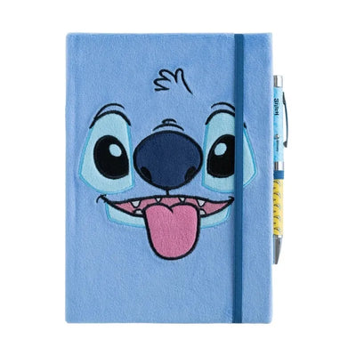 Disney Stitch – Pliušinė A5 užrašų knygelė ir rašiklis su projektoriumi iš „Tropical“ kolekcijos