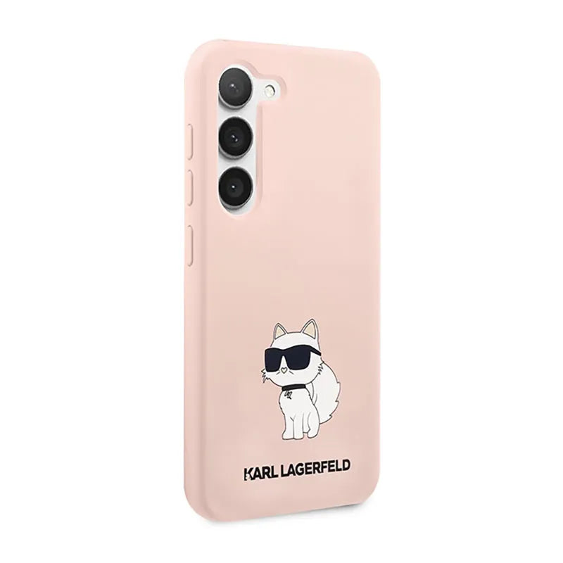 Karl Lagerfeld Silicone NFT Choupette – Dėklas Samsung Galaxy S23+ (rožinis)