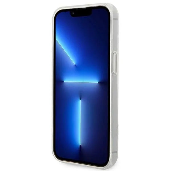 Karl Lagerfeld odinis perforuotas logotipinis dėklas Apple iPhone 14 Plus