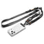 Spigen DA30M Lanyard Strap Crossbody – universalus telefono dirželis / virvelė (juodas)