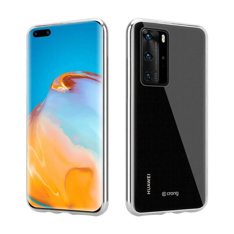 Crong Crystal Slim Cover – dėklas Huawei P40 (skaidrus)