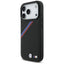 BMW M Tricolor Metal Logo MagSafe – „iPhone 17 Pro“ dėklas (juodas)