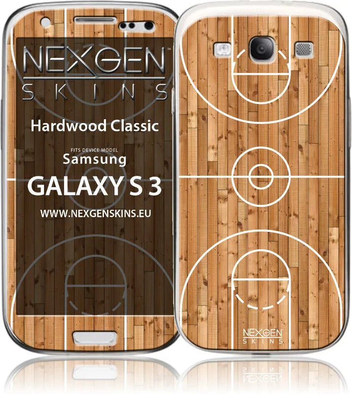 Nexgen 3D efektą turintys lipdukai Samsung Galaxy S3 (Hardwood Classic 3D)
