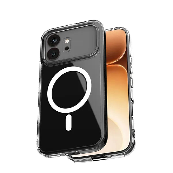 Crong Hybrid Clear Magnetic – MagSafe dėklas telefonui Honor 600 5G (skaidrus)