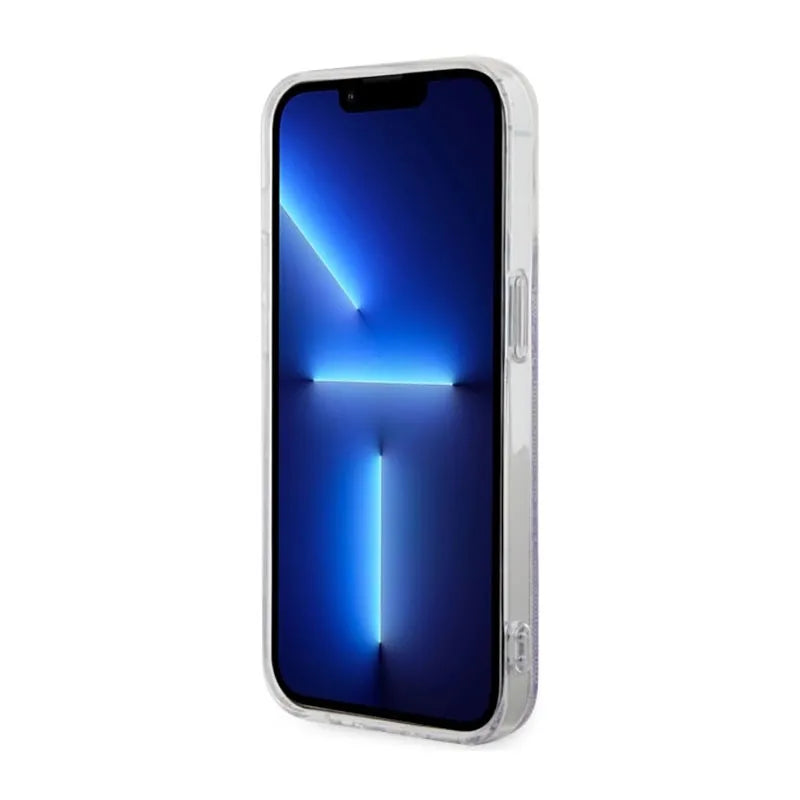 Guess 4G MagSafe – dėklas iPhone 14 Pro telefonui (violetinis)