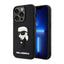 Karl Lagerfeld 3D Rubber NFT Ikonik – dėklas iPhone 14 Pro (juodas)