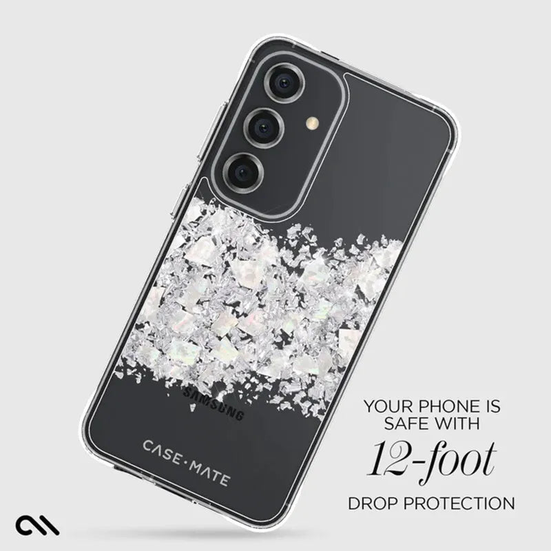 Case-Mate Karat – Samsung Galaxy S24 dėklas, dekoruotas perlamutru (A Touch of Pearl)