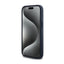 Guess 4G Triangle Metal Logo – dėklas iPhone 15 Plus (mėlynas)