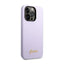 Guess Silicone Vintage – Dėklas iPhone 14 Pro (Violetinis)