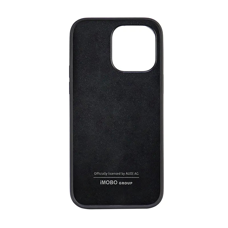 Audi Synthetic Leather – dėklas iPhone 14 Pro Max (juodas)