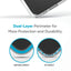 Speck Presidio Perfect-Clear – Samsung Galaxy S23+ dėklas su MICROBAN danga (skaidrus)