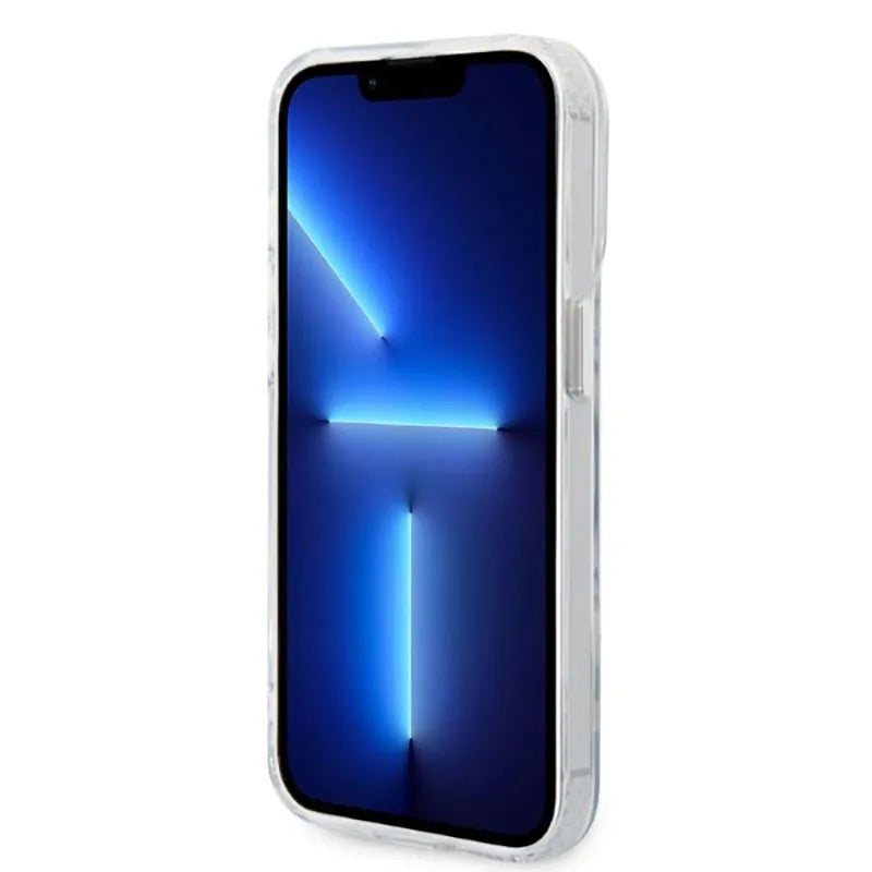 Karl Lagerfeld IML NFT Karl & Choupette MagSafe – dėklas iPhone 14 Pro (skaidrus)