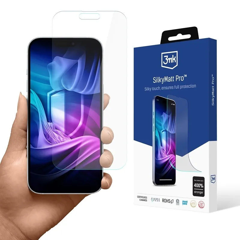 3mk Silky Matt Pro – matinė apsauginė plėvelė, skirta iPhone 17 Pro Max