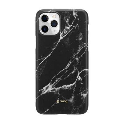 „Crong Marble Case“ – „iPhone 11 Pro“ dėklas (juodas)