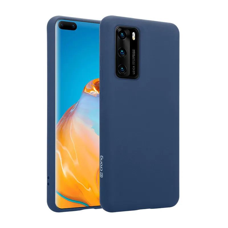 Crong Color Cover – Huawei P40 dėklas (mėlynas)