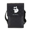 Karl Lagerfeld Saffiano Monogram Choupette - telefono krepšys per petį (juodas)